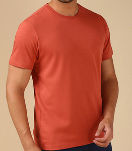 Camiseta de Algodón Lisa para Hombre, al por Mayor, OEM, Personalizada, Corte Regular, Transpirable, Cuello Redondo, Informal, Suave, Ropa Básica de Verano - Product Image 4