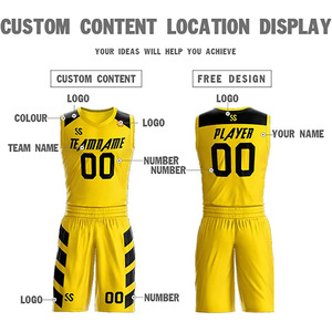 Men Women Basketball Uniform Breathable Mesh Moisture Wicking Fabric Reversible Jersey Shorts Oem Supplier Uniforms Manufacturer - Product Image 4