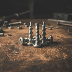 Punta Autoperforante de Cabeza Plana PDC Modelo 7.1, Acero Inoxidable (304/316/410), Rosca Métrica/Pulgada Estándar, Acabado Natural - Product Image 1