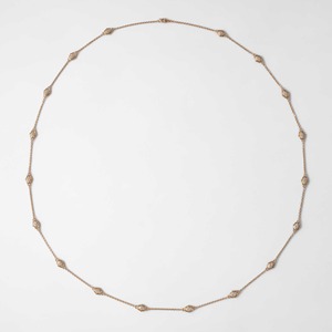 Collier chaîne élégant en or massif 14 carats avec diamant de laboratoire de 3,75 carats, style station, bijoux raffinés, cadeau pour son anniversaire, à porter avec élégance - Product Image 1