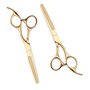 MAHFOOZ INSTRUMENTS Juego de Tijeras de Peluquería Profesionales de Acero Inoxidable, Tijeras para Corte de Cabello, Estilismo, Hojas Rectas, Punta Afilada, Belleza - Product Image 4