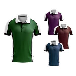 เสื้อโปโลถักไหมพรมสีพื้นเรียบง่าย สไตล์พื้นฐาน กระดุมติด ผ้าฝ้าย 100% แขนสั้น เสื้อสเวตเตอร์ผู้ชาย - Product Image 2