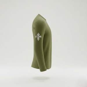 Camiseta de Manga Larga para Hombre, Calidad Premium 2026, Cuello Redondo, 100% Algodón, Estilo Casual Personalizado a Medida, Talla Grande, RIVIAN ATLANTIC - Product Image 4