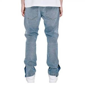 Customized Designer Made Men's Denim Jeans High Performance Cheapest Rates Best Quality Denim Boot Cut Bottom Pants - Product Image 2