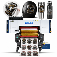 Nueva Impresora UV DTF de 650 mm con 4 Cabezales de Impresión para Etiquetas de Cristal, Máquina de Transferencia de Adhesivos de Película AB (Tinta UV)