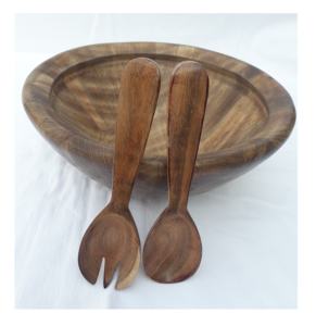 Juego de cucharas desechables ecológicas de alta calidad, materiales PET de vidrio de madera hechos a mano, tendencia para servir en restaurante de Hotel - Product Image 5