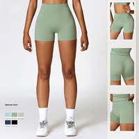 Essential Butterluxe Biker Shorts pour femmes | Taille haute 4 ''Workout Compression Yoga Shorts Y2K Athletic Butter Soft Activewear