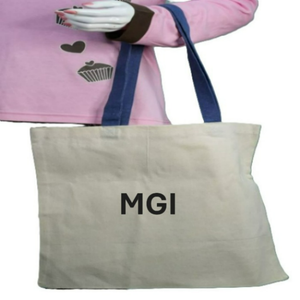 Bolsa de Mano de Lona 100% Algodón con Logotipo Personalizado, Estilo Moderno, Bolsa de Compras Reutilizable con Cremallera, Bolsa Promocional para Viajes Diarios - Product Image 1