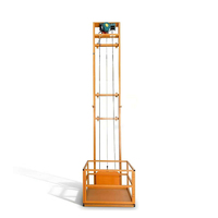 Plateforme élévatrice de fret pour l'intérieur et l'extérieur, élévateur de marchandises hydraulique électrique avec télécommande sans fil