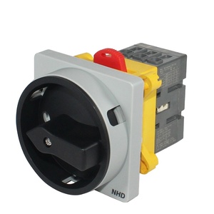 NHD Dissconnector Switch Smart <b>Padlock</b> with Ball Bearing Locking ABS/PVC Material Yellow EMO-01Y 22mm Hole - Product Image 4