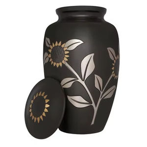 Urnes funéraires décoratives en laiton pour cendres d'adultes, urnes artisanales pour hommes et femmes, urnes décoratives, urnes funéraires - Product Image 1