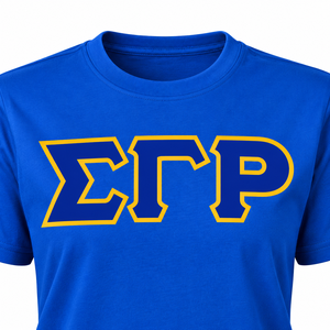 ซิกมาแกมมาโรเสื้อยืดสีทองลายกราฟิกสีน้ำเงิน 1922 แขนสั้น O-Neck Greek Sorority Apparel Classic Casual Top - Product Image 5