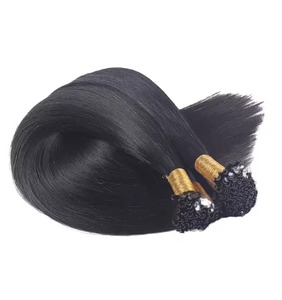 Lots de Cheveux Humains Indiens Vierge Remy, Raides Naturels, Densité Maximale, Double Trame, Tissage à la Machine, Noir Naturel, 100g - Product Image 1
