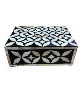 Mother Pearl Wooden <b>Storage</b> <b>Boxes</b> Arabian/Islamic Design <b>Waterproof</b> Eco-Friendly Customizable Capacity for Gift Ramadan <b>Storage</b> - Product Image 6