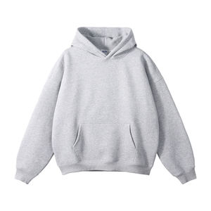 Cotton Blank Thick Fleece Heavy Weight Oversized Custom Print Logo Men's Hoodies & <b>Sweatshirts</b> - Product Image 2