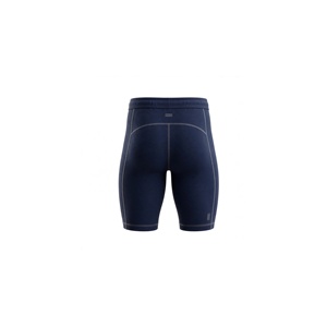 Shorts Bermuda décontractés pour hommes, bleu roi uni, taille mi-haute, avec cordon de serrage, séchage rapide, en tricot de spandex et nylon - Product Image 2