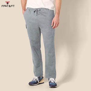 Custom Cotton Canvas Casual Sweatpants Mens Fitness Clothing <b>Joggers</b> Workout Pants with <b>Zip</b> <b>Pocket</b> - Product Image 5