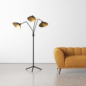 Lampe sur pied LED à économie d'énergie avec un élégant cadre en métal pour les intérieurs de bureaux - Product Image 3