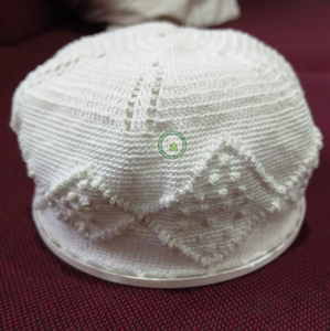 หมวกกุฟฟี่/โคปิอาห์สำหรับผู้ชายมุสลิมแบบกุร์ราตี ถักนุ่ม ทนทาน คุณภาพสูง ผลิตจากผ้าฝ้าย 100% ปรับขนาดได้ หลายสี ดีไซน์สั่งทำได้ทุกแบบ - Product Image 6