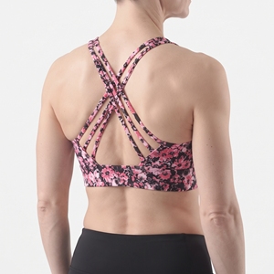 Kinetic <b>Bolster</b> Industry Mesh Panel Sports Bra Breathable Eco-Friendly High for <b>Yoga</b> Fitness Training Clothing Front Logo - Product Image 2
