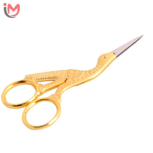 Hot Sale Offer Stainless Steel Gold Handle Stork <b>Scissor</b> Cuticle <b>Nail</b> <b>Scissor</b> in Bird Shape Use in Manicure <b>Scissor</b> <b>Nail</b> Cutting - Product Image 2