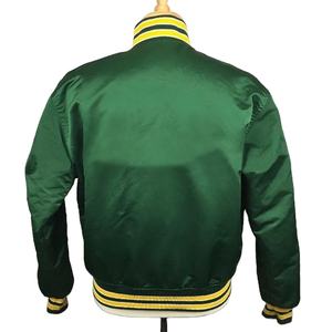 Veste universitaire de haute qualité pour hommes, fermeture éclair tendance, vêtement de baseball matelassé, confortable, personnalisable sur le devant - Product Image 2