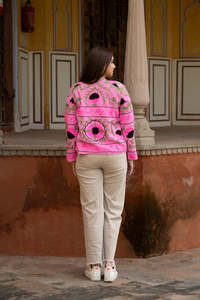 Chaqueta bordada a mano para mujer, de manga larga, artesanía india, ropa de moda étnica, ropa de boutique. - Product Image 5