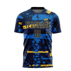 เสื้อฟุตบอลชายดีไซน์แบบมืออาชีพสวมใส่สบายทนทานเหมาะสำหรับการฝึกซ้อมฟุตบอลและการแข่งขันทีม - Product Image 1