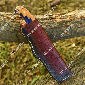 Cuchillo de Caza y Supervivencia de Hoja Fija, Acero de Damasco de Alta Calidad, Hecho a Mano, Personalizable OEM, Venta al Por Mayor - Product Image 6