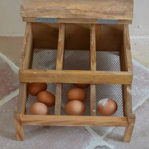 ที่ใส่ไข่ไม้สำหรับห้องครัวฟาร์มและตลาดเครื่องครัวถาดไข่สำหรับเก็บไข่ที่ปลอดภัย - Product Image 6