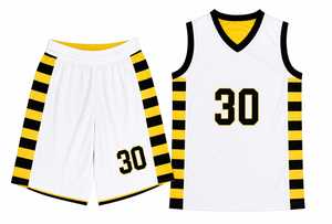 Ensemble d'uniformes de basketball personnalisés pour hommes – Maillot et short en polyester respirant avec impression numérique – Tenue de sport d'équipe avec numéro – Grandes tailles - Product Image 5
