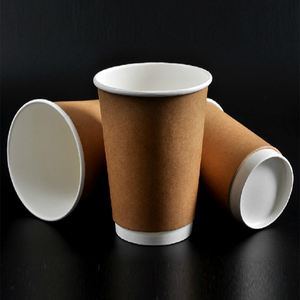 Nueva Promoción 2026: Vasos de Papel Kraft de 7/8/10/12/16 oz con Tapas para Bebidas Calientes, Vasos de Café Personalizados de Pared Simple Desechables - Product Image 6