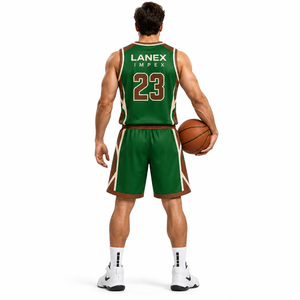 Ensemble d'uniformes de basketball en gros d'usine, maillot et short personnalisés pour équipe, vêtements de sport respirants à séchage rapide en tissu sublimé avec nom et numéro - Product Image 4