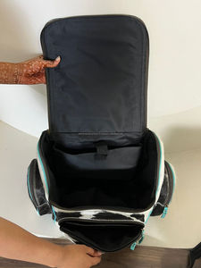 New Arrival Checkered Pattern Genuine Cowhide Leather <b>Backpack</b> Western Style Diaper Manufacturing Perfect Storage Bag for Unisex - Product Image 6