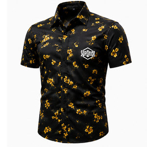 Camisa de Diseño Premium para Hombre con Tela de Mezcla de Algodón Transpirable y Corte Regular Cómodo para la Moda Moderna - Product Image 1