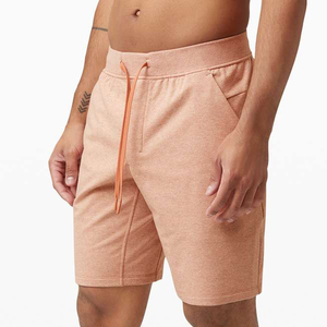 Shorts de sport décontractés pour hommes, 100 % coton, légers, extensibles, durables, non tissés, respirants, anti-transpiration, séchage rapide - Product Image 5