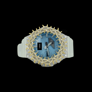 Montre de luxe en moissanite VVS, style hip-hop, avec lunette sertie de diamants, à porter tous les jours au meilleur prix - Product Image 4