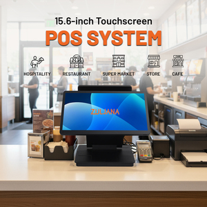 จอแสดงผลแบบสัมผัส TPV ระดับมืออาชีพ ขนาด 15.6 นิ้ว รุ่น Window J6412/i3/i5 ความละเอียด FHD 1920x1080 ความแข็ง 9H หน้าจอ PCAP ดีไซน์ทันสมัย ขอบบาง พร้อมขาตั้งแบบ <span class=keywords><strong>Die</strong></span>-Cast - Product Image 1