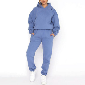 Chándal holgado de invierno para mujer, diseño de última moda, informal, de manga larga, color personalizado, en venta. - Product Image 1