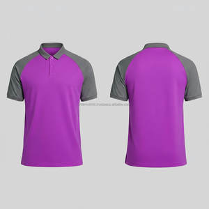 Camiseta de Golf para Hombre |   Camisa de Golf de Corte Estándar, Tejido de Punto Transpirable que Absorbe el Sudor, con Mangas Raglán y Botones Ocultos - Product Image 4