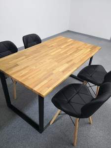 Wholesale Rubber Wood Countertop Butcher Block Kitchen Island <b>Table</b> Top Solid Wood Durable Eco Friendly - Product Image 6