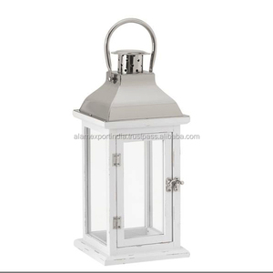 Lanterne suspendue moderne en métal pour décoration intérieure/extérieure durable personnalisée en gros avec verre pour Noël Pâques - Product Image 5