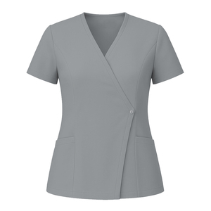 Custom Logo Hot Selling Stretch Nursing <b>Scrub</b> <b>Tops</b> Stylish Custom Made Hot Selling New Arrival Women <b>Scrub</b> <b>Tops</b> for Adult - Product Image 2