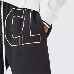 กางเกงขาสั้นลำลองผู้ชายไซส์ใหญ่พิเศษ พิมพ์ลายกลางตัว กางเกงฟลีซ ขอบยางยืด สกรีนโลโก้ได้ ระบายอากาศได้ดี คุณภาพสูง ผ้าฝ้าย 100% - Product Image 5