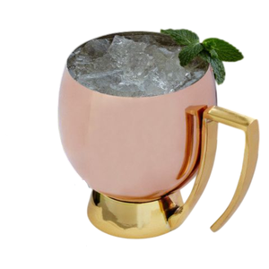 Excellent Quality Pure <b>Copper</b> Hammered Mug With Handle Solid <b>Copper</b> Drinking <b>Cup</b> Barware Accessory For Bar Or Home Factory Price - Product Image 6