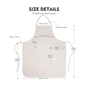 Restaurant <b>Kitchen</b> <b>Apron</b> Professional Chef Bib <b>Apron</b> for Culinary Training Cooking and Baking Sessions - Product Image 2