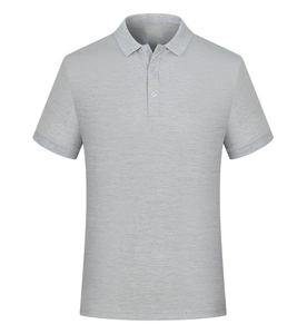 Polo de Piqué Morado Sólido para Hombre, Manga Corta, Casual, Tejido, Corte Regular, Diseño con Botones - Product Image 5