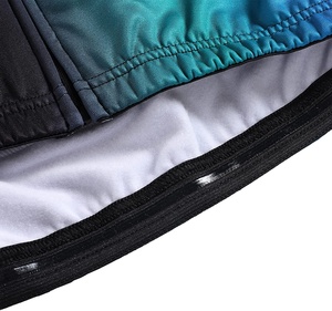 Ensemble maillot et short de cyclisme pour homme, manches longues, dégradé de couleurs, kit de vélo en Spandex et Polyester, impression par sublimation, tenue d'équipe pour adulte - Product Image 6
