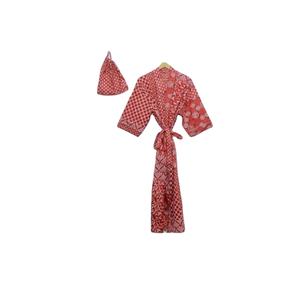 Stylish Indian Bathrobe Handmade Cotton Patchwork Floral Printed Maxi Gown <b>Dress</b> Nightgown for Plus Sizes <b>Long</b> Kimono <b>Night</b> Wear - Product Image 1