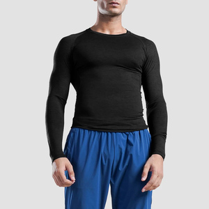 Camisetas Deportivas de Manga Larga para Hombre, Ajustadas al Cuerpo, de Compresión, para Correr y Gimnasio, de Star Crystal Enterprises - Product Image 1